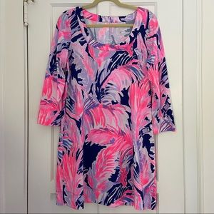Used Lilly Pulitzer Scoop Neck Dress Size L